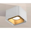 Миниатюра фото комплект накладного светильника ambrella light techno spot xs7832004 swh/sgd белый песок/золото песок (c7832, n7704) | 220svet.ru
