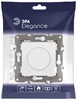 Миниатюра фото светорегулятор эра elegance 14-4101-01м поворотно-нажимной, 400ва 230в, белый матовый б0065779 | 220svet.ru