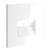 Миниатюра фото накладка для розетки tv+rj45 кат. 6 voltum s70 vls002701 (белый глянцевый) | 220svet.ru