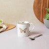Миниатюра фото кружка фарфоровая butterfly mikasa white 280 мл kitchen craft | 220svet.ru