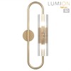 Миниатюра фото бра lumion toronto 6560/2w золотой | 220svet.ru