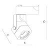 Миниатюра фото трековый светильник arte lamp linea a1314pl-1bk | 220svet.ru