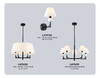 Миниатюра фото люстра на штанге ambrella light high light lh75150 | 220svet.ru