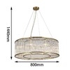 Миниатюра фото подвесная люстра favourite wonderland 2907-8p | 220svet.ru