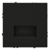 Миниатюра фото подсветка светодиодная встраиваемая с датчиком voltum s70 vls070708 (черный матовый) | 220svet.ru