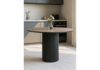 Миниатюра фото керамический стол 110 woodville барел avenue grey sahara / черный 625656 | 220svet.ru