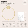 Миниатюра фото настенный светильник maytoni halo mod005wl-l22bsk1 | 220svet.ru