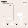 Миниатюра фото подвесной светильник maytoni erich mod221-pl-01-g | 220svet.ru