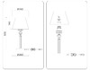 Миниатюра фото настольная лампа ambrella light high light lh71007 | 220svet.ru