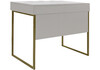Миниатюра фото письменный стол woodville аделина-4 кашемир / золотой 619416 | 220svet.ru