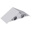 Миниатюра фото уличный настенный светодиодный светильник reluce 86856-9.2-001kt led4w wt | 220svet.ru