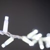 Миниатюра фото гирлянда нить шатровая с колпачком 10м белая с мерцанием белого диода, 300 led, провод белый каучук ltc pst300blwcap-18-2w | 220svet.ru