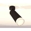 Миниатюра фото комплект накладного светильника ambrella light techno spot xm6343011 sbk/fr/cl черный песок/белый матовый/прозрачный (a2210, c6343, n6241) | 220svet.ru