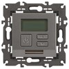 Миниатюра фото терморегулятор эра elegance 14-4111-16 универс.230в-imax16а, титан б0065790 | 220svet.ru