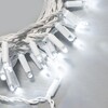 Миниатюра фото гирлянда нить с эффектом бегущий огонь 1,9м белая 24в, 160 led, провод белый пвх, ip54 ltc pst160-8-1w | 220svet.ru