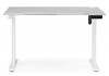 Миниатюра фото компьютерный стол с подъемным механизмом woodville маркос 120х75 тауп / белый 614598 | 220svet.ru