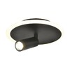 Миниатюра фото потолочный светодиодный светильник escada 20046sma/01led bk | 220svet.ru