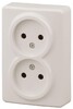 Миниатюра фото розетка эра 2x2p 16a 250v 11-2202-02 б0020683 | 220svet.ru