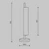Миниатюра фото настольная светодиодная лампа maytoni loom mod258tl-l8bs3k | 220svet.ru