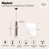 Миниатюра фото подвесной светильник maytoni mod303pl-01cfl3 | 220svet.ru