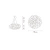 Миниатюра фото подвесная люстра clizia large white slamp clisl00wht01t00000eu | 220svet.ru