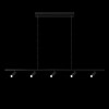 Миниатюра фото подвесная светодиодная люстра loft it sign 10260/5 black | 220svet.ru