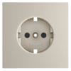 Миниатюра фото накладка для розетки с заземлением и защитными шторками voltum s70 vls000703 (кашемир) | 220svet.ru