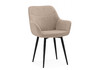 Миниатюра фото стул на металлокаркасе woodville флюид бежевый (zd 210) / черный 642965 | 220svet.ru