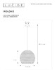 Миниатюра фото подвесной светильник lucide 03437/40/44 | 220svet.ru
