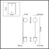Миниатюра фото настенный светильник odeon light flower 4682/1wb | 220svet.ru