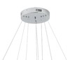 Миниатюра фото подвесная светодиодная люстра zortes ringolight zrs.33322.75c | 220svet.ru