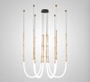 Миниатюра фото подвесная светодиодная люстра inodesign alrik ch brass 44.1512 | 220svet.ru