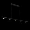 Миниатюра фото подвесная светодиодная люстра loft it sign 10260/5 black | 220svet.ru