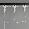 Миниатюра фото гирлянда занавес облегченный 2 x 1 м белый 220в, 200 led, провод прозрачный пвх, ip54 ltc pcl200not-10-2w | 220svet.ru