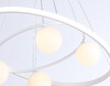 Миниатюра фото подвесная светодиодная люстра с пультом ду ambrella light comfort fl66321 | 220svet.ru
