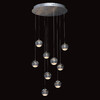 Миниатюра фото подвесная светодиодная люстра demarkt капелия 730010209 | 220svet.ru