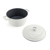 Миниатюра фото кастрюля из литого аллюминия cream 4 л mc kitchen craft | 220svet.ru