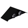 Миниатюра фото уличный настенный светодиодный светильник reluce 86856-9.2-001kt led4w bk | 220svet.ru