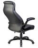 Миниатюра фото кресло руководителя dobrin warren lmr-112b_b-m_el-black-2474 | 220svet.ru