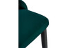 Миниатюра фото стул на металлокаркасе woodville kora green / black 15096 | 220svet.ru