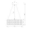 Миниатюра фото подвесная люстра bogates 299/5 strotskis | 220svet.ru