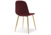 Миниатюра фото стул dabl wine red / gold | 220svet.ru