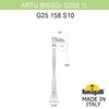 Миниатюра фото садово-парковый фонарь fumagalli artu/g250 1l g25.158.s10.aze27 | 220svet.ru