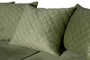 Миниатюра фото диван трехместный раскладной оливковый colt1002-oliv 230*101*86 garda decor sorrento-230m-colt1002-oliv | 220svet.ru