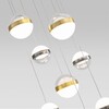 Миниатюра фото подвесной светодиодный светильник odeon light roni 5037/84l античная бронза | 220svet.ru