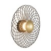 Миниатюра фото бра lumion camomile 8379/8wl черный | 220svet.ru