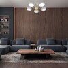 Миниатюра фото потолочная светодиодная люстра escada rune 10262/5led | 220svet.ru
