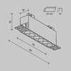 Миниатюра фото встраиваемый светильник maytoni points dl065-12w3-6k-trs-b | 220svet.ru