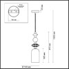 Миниатюра фото подвесной светильник odeon light candy 4861/1b | 220svet.ru