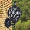 Миниатюра фото настенный фонарь reluce 09018-0.2-001sw bk | 220svet.ru